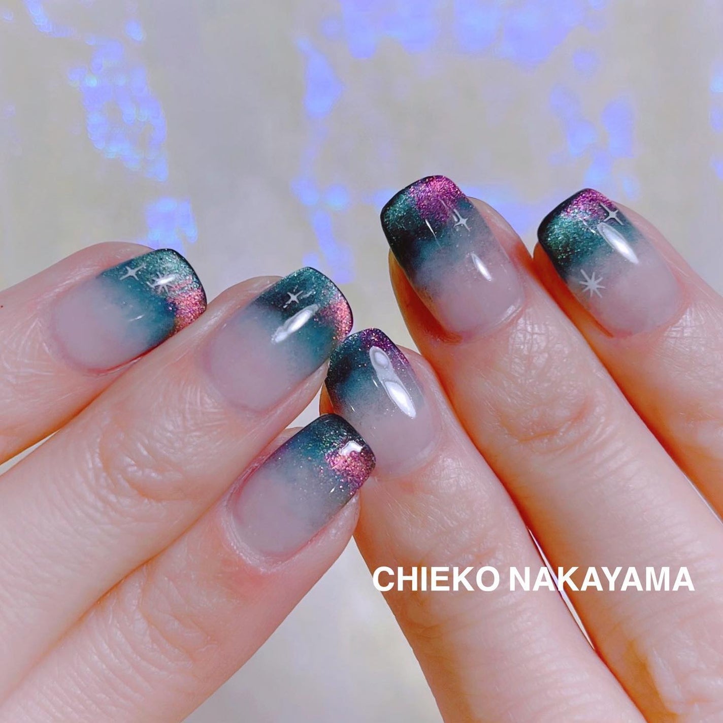 なかやまちえこ on LIPS 「Newmynails🪄⠀⠀#youtubeにライブ動画ございま..」(2枚目)