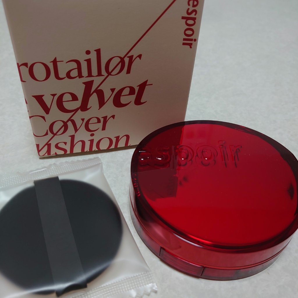 プロテーラービーベルベットカバークッション/espoir/クッションファンデーションを使ったクチコミ（1枚目）