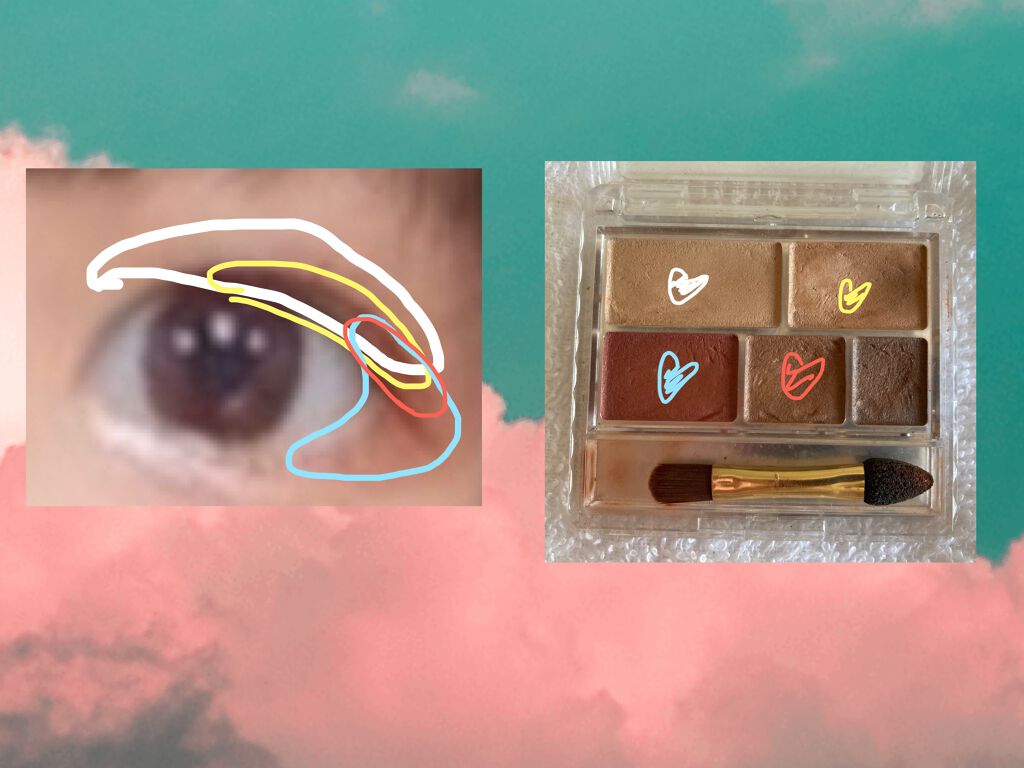 パーフェクトマルチアイズ/キャンメイク/アイシャドウパレットを使ったクチコミ(2枚目)