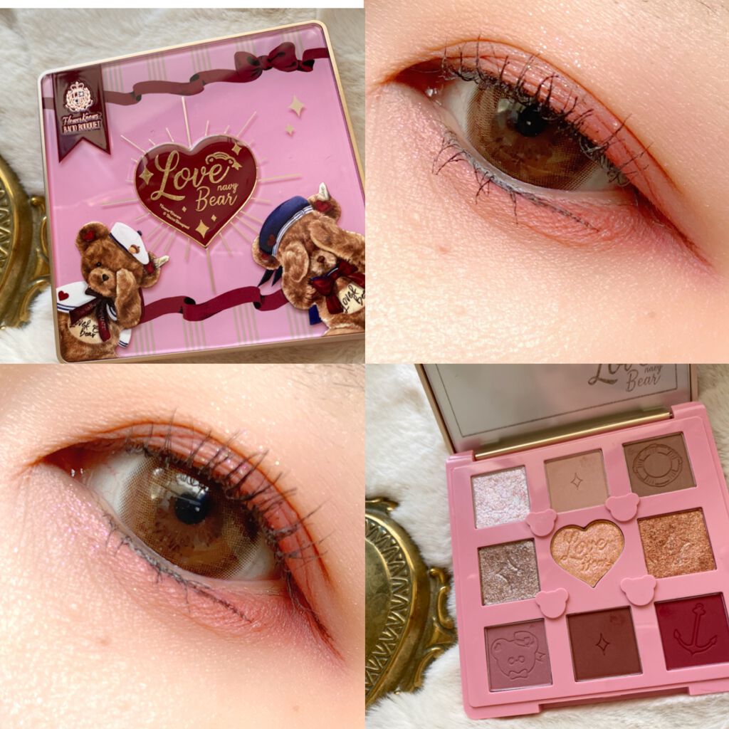 Love Bear 9色 アイシャドウパレット/FlowerKnows/アイシャドウパレットを使ったクチコミ(1枚目)