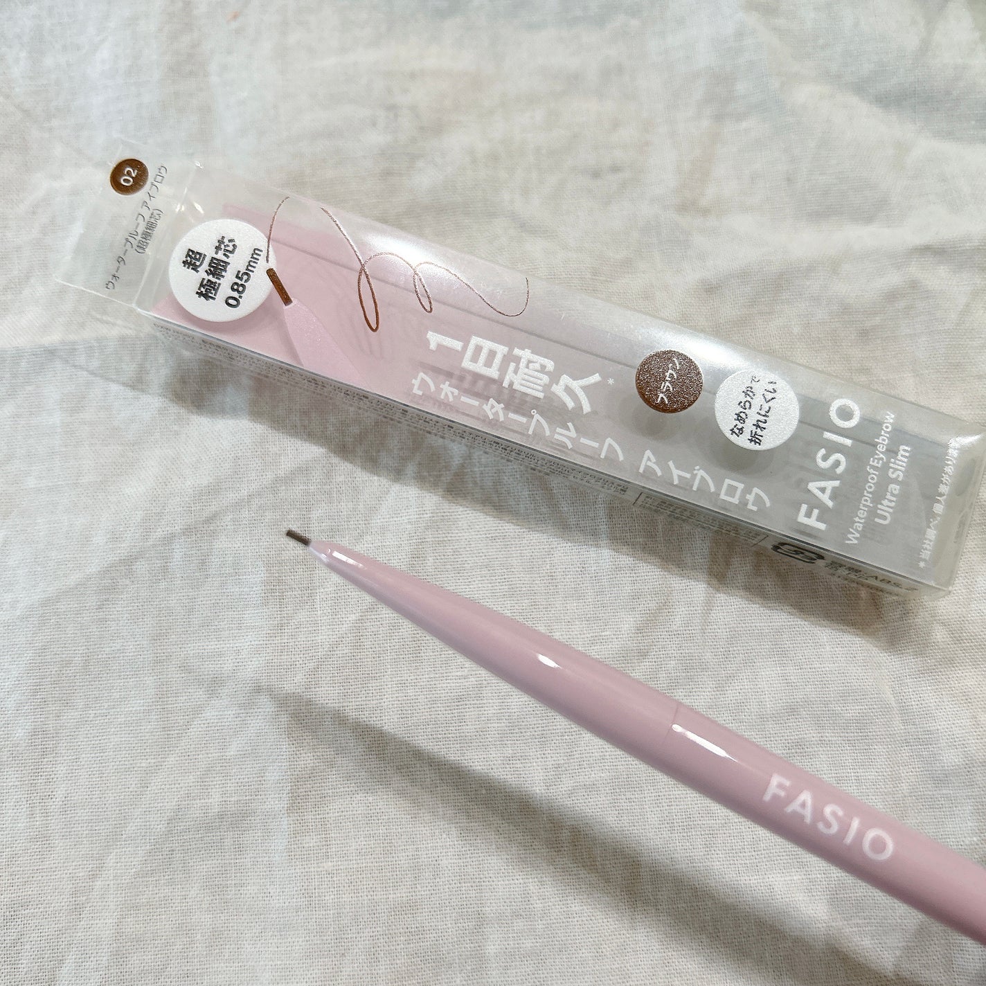 ウォータープルーフ アイブロウ (しずく型芯)/FASIO/アイブロウペンシルを使ったクチコミ(2枚目)