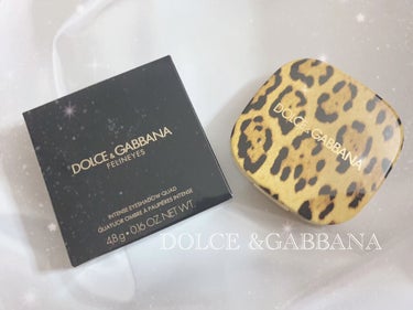 フェリンアイズ インテンスアイシャドウ クアッド/DOLCE&GABBANA BEAUTY/パウダーアイシャドウを使ったクチコミ（1枚目）