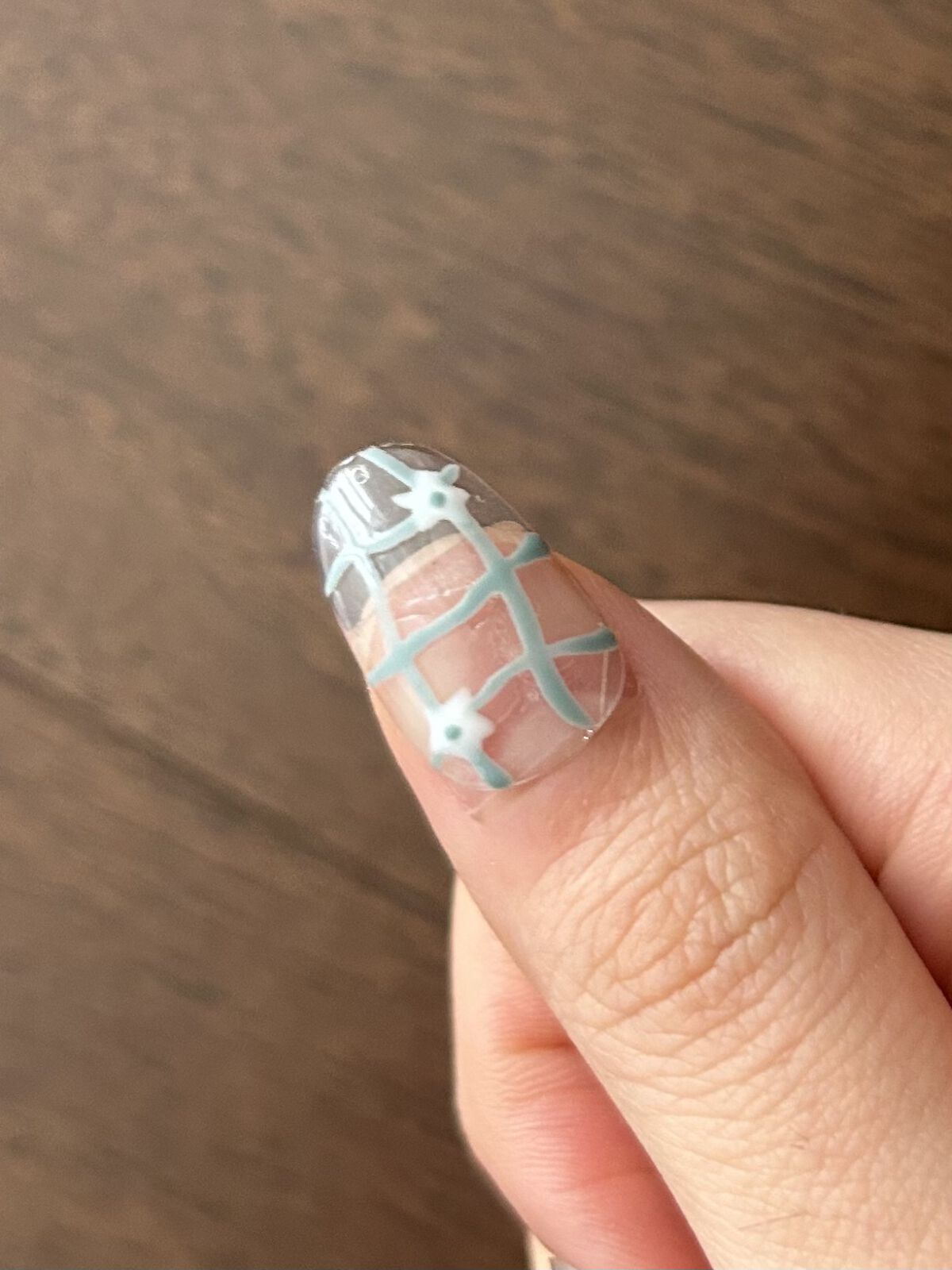 BRG ジェルネイル 47 ソフトグリーン/DAISO/ジェルネイルを使ったクチコミ（2枚目）