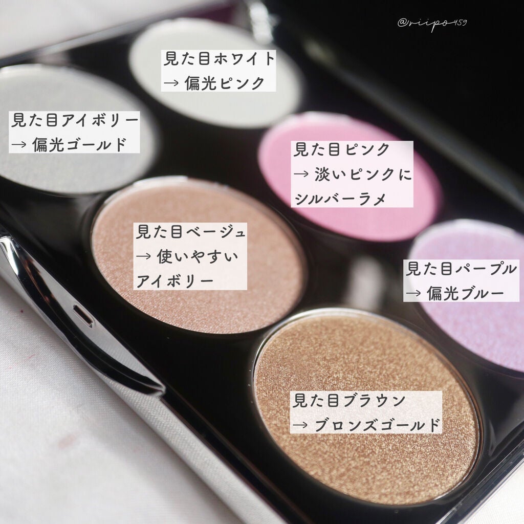 フェアリーハイライトパレット/SUSISU/アイシャドウパレットを使ったクチコミ(4枚目)