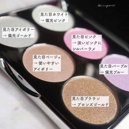 フェアリーハイライトパレット/SUSISU/アイシャドウパレットを使ったクチコミ(4枚目)