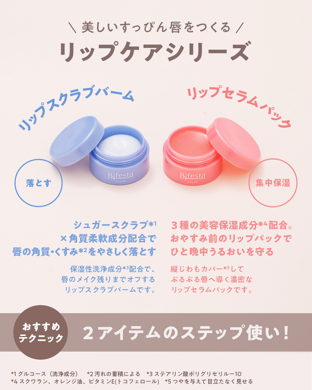 リップセラムパック/ビフェスタ/リップマスクを使ったクチコミ（3枚目）