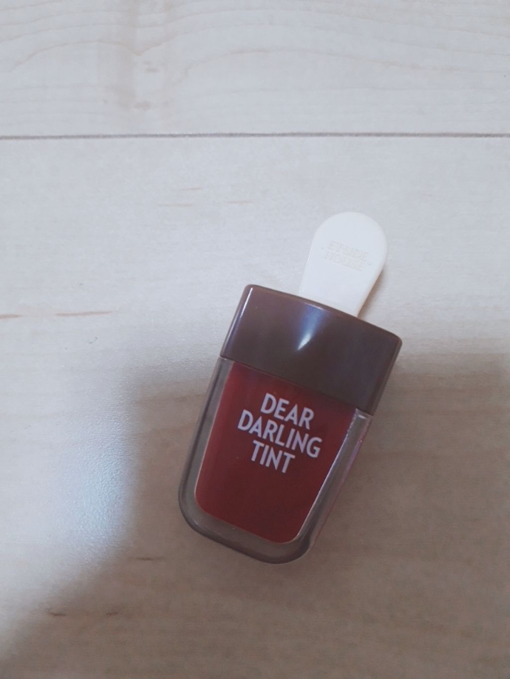 ディアダーリン ウォータージェルティント (アイスティント)/ETUDE/口紅を使ったクチコミ(2枚目)