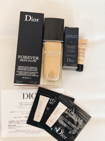 ディオールスキン フォーエヴァー フルイド グロウ/Dior/リキッドファンデーションを使ったクチコミ(1枚目)