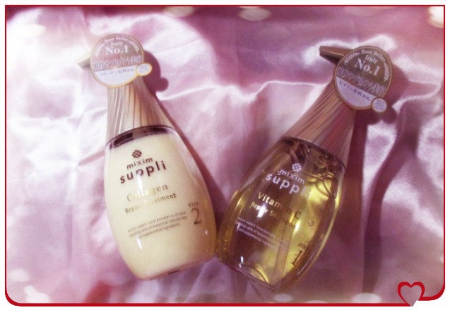 ビタミン リペアシャンプー／コラーゲン リペアヘアトリートメント/mixim suppli/市販シャンプーを使ったクチコミ（1枚目）