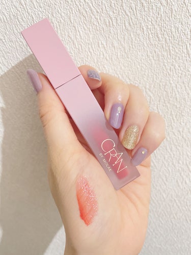 BLOOM JELLY TINT  01 Pure Coral/CRAN BY MOLAK /口紅を使ったクチコミ（1枚目）