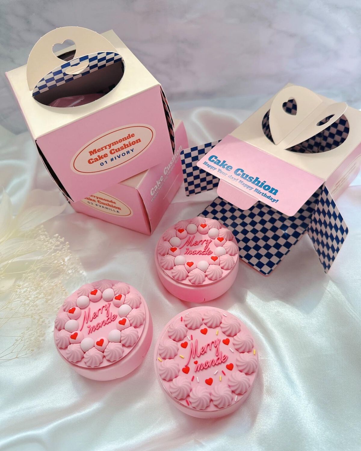 ハッピーユアデイクッション/Merrymonde/クッションファンデーションを使ったクチコミ（2枚目）