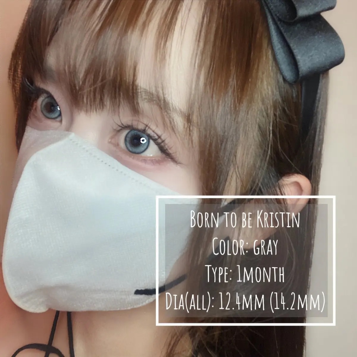 born to be kristin/Hapa kristin/カラーコンタクトレンズを使ったクチコミ（1枚目）