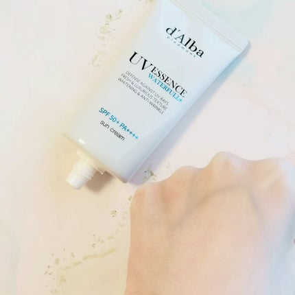 ダルバ ウォータフル エッセンス サンクリーム/ダルバ/日焼け止めクリームを使ったクチコミ(4枚目)