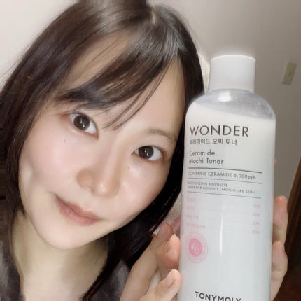 Wonder Ceramide Mochi Toner(トニーモリーワンダーCモチトナー)/TONYMOLY/化粧水を使ったクチコミ(3枚目)