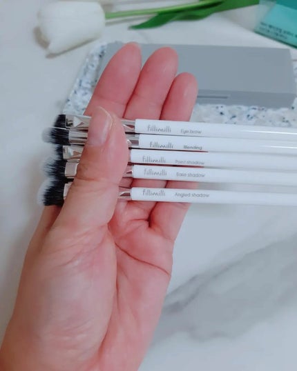 fillimilli アイメイクブラシセット/fillimilli/メイクブラシを使ったクチコミ(5枚目)