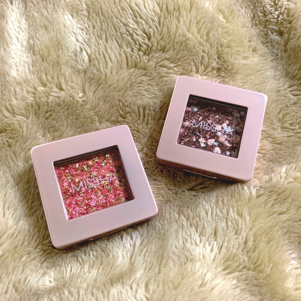 グリッタープリズム シャドウ GCR01/MISSHA/グリッターを使ったクチコミ（1枚目）