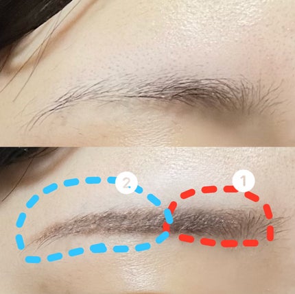 カラーチェンジアイブロウ/キャンメイク/眉マスカラを使ったクチコミ(3枚目)