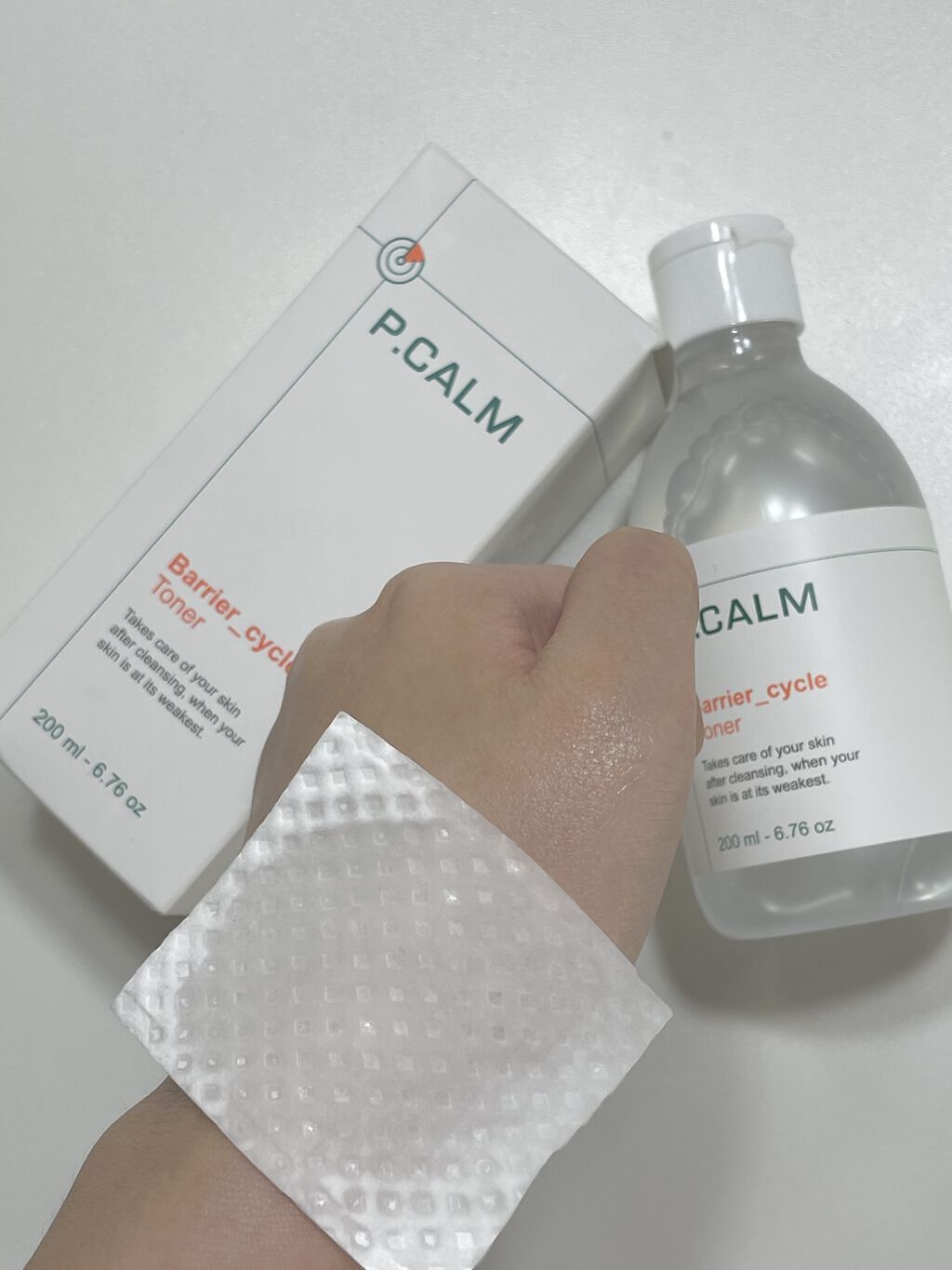 バリアサイクルトナー/P.CALM/化粧水を使ったクチコミ（1枚目）