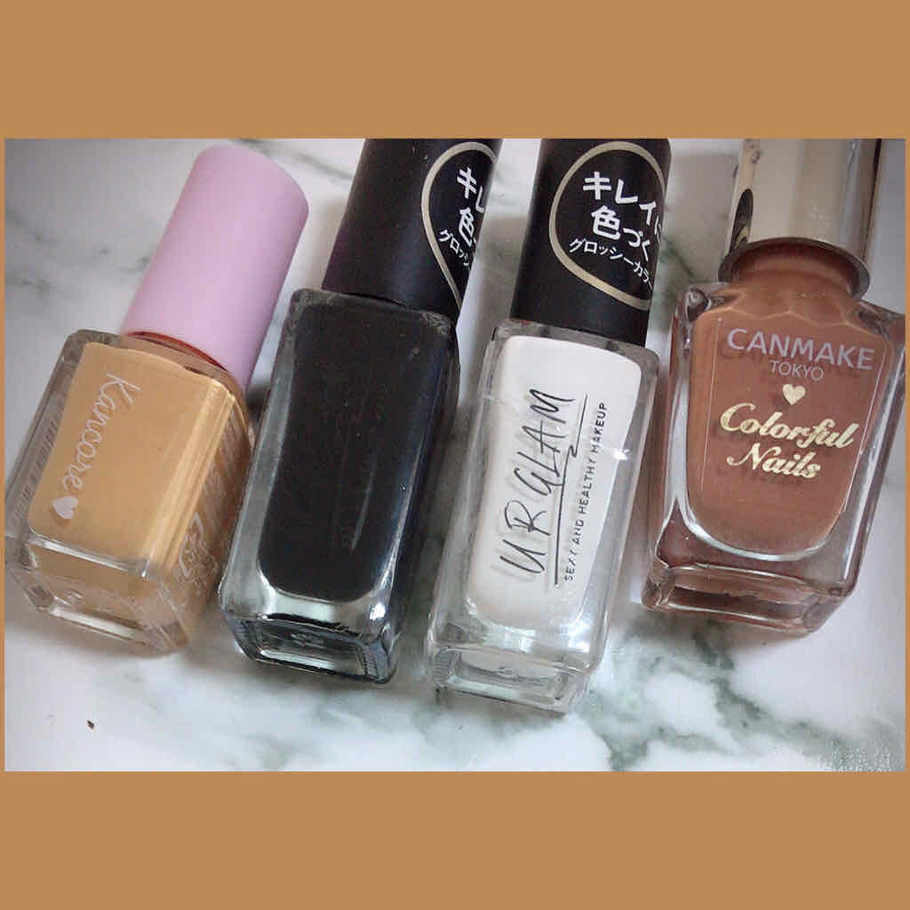 カンコレネイルカラー/DAISO/マニキュアを使ったクチコミ（3枚目）