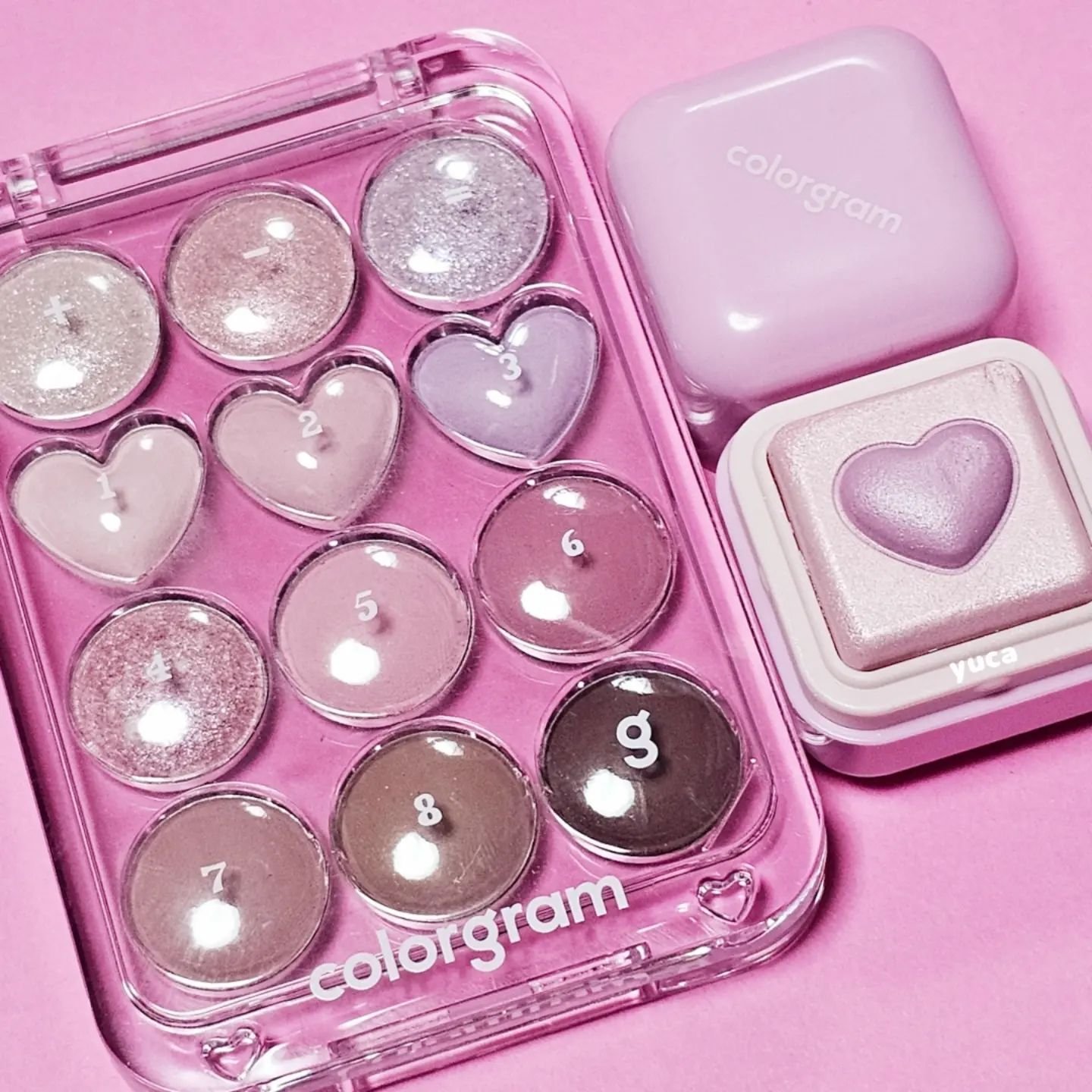 ミルクブリンハートライター/Colorgram/パウダーハイライトを使ったクチコミ（1枚目）