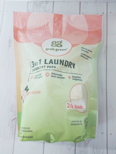 3-in-1 Laundry Detergent Pods/Grab Green/洗濯洗剤を使ったクチコミ（1枚目）