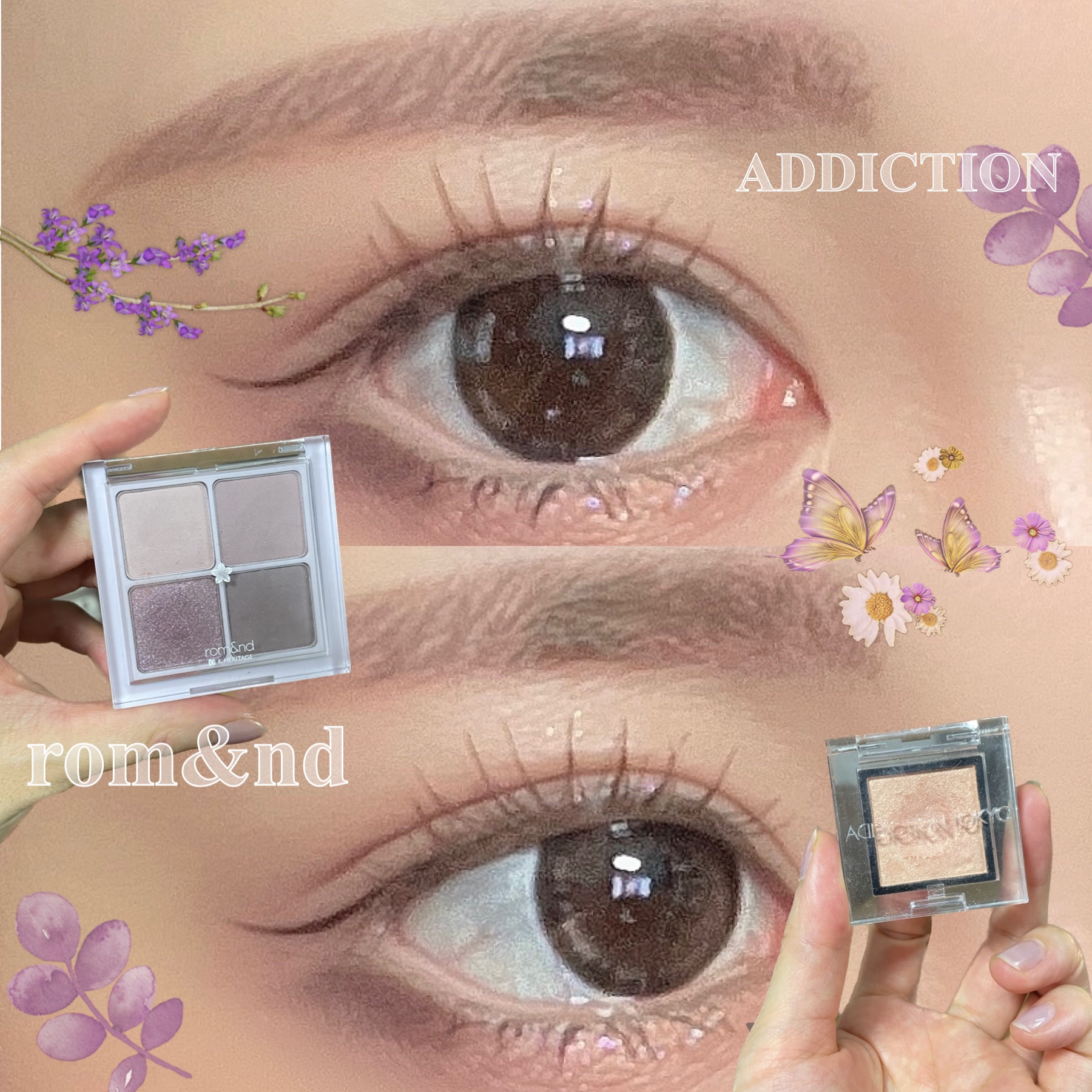 ベターザンアイズ/rom&nd/アイシャドウパレットを使ったクチコミ（1枚目）