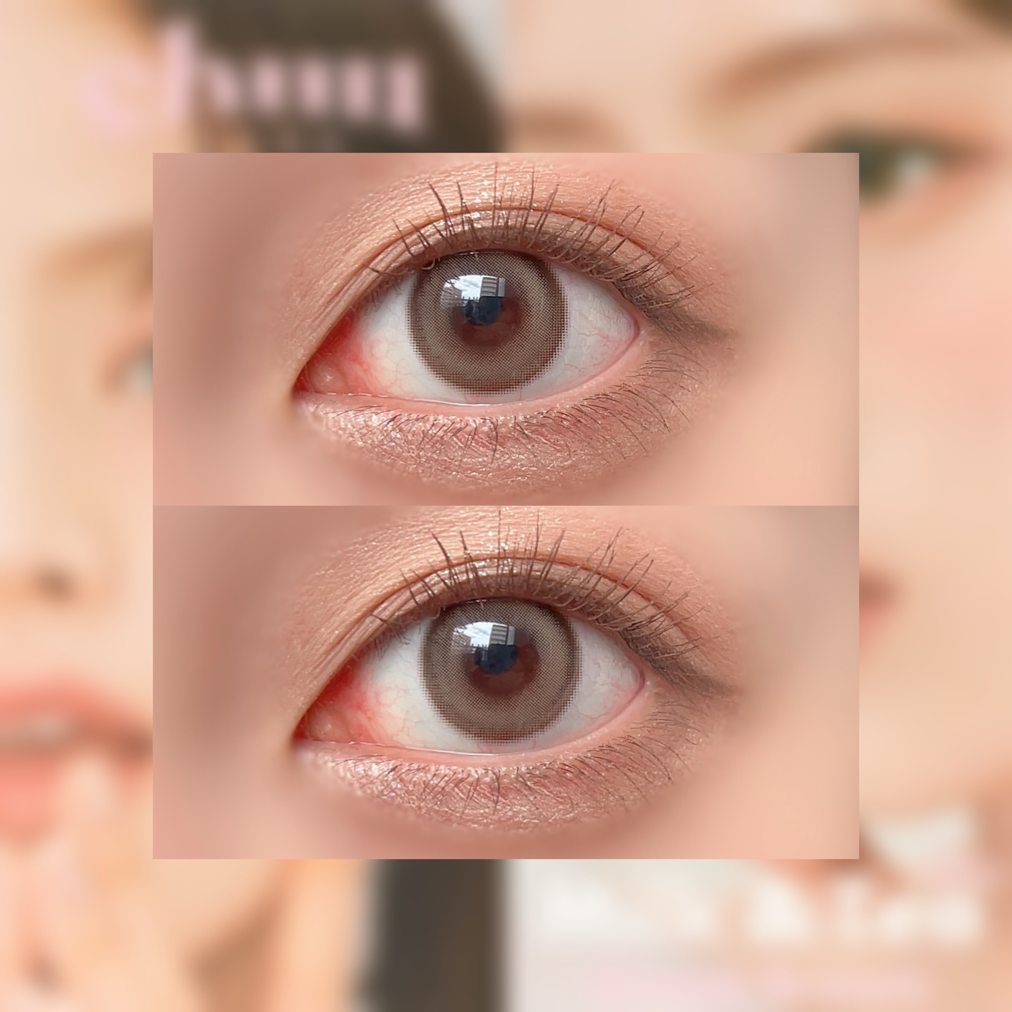 chuuLENS Milk&Tea 1day/chuu LENS/ワンデー（１DAY）カラコンを使ったクチコミ（3枚目）