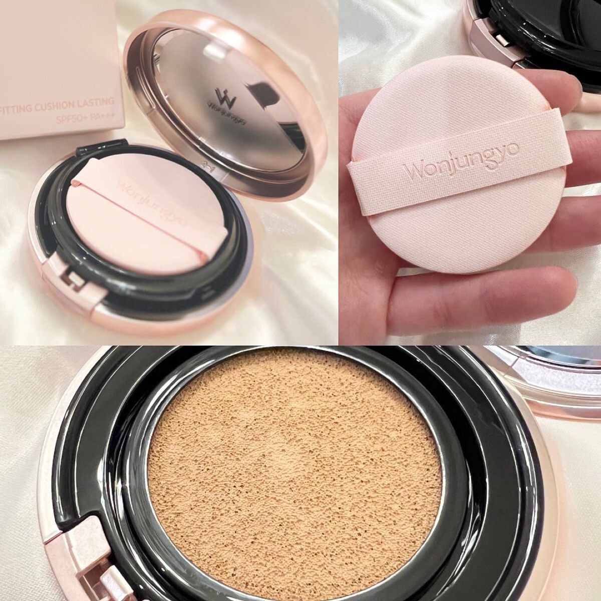 ウォンジョンヨ フィッティングクッション ラスティング/Wonjungyo/クッションファンデーションを使ったクチコミ(2枚目)