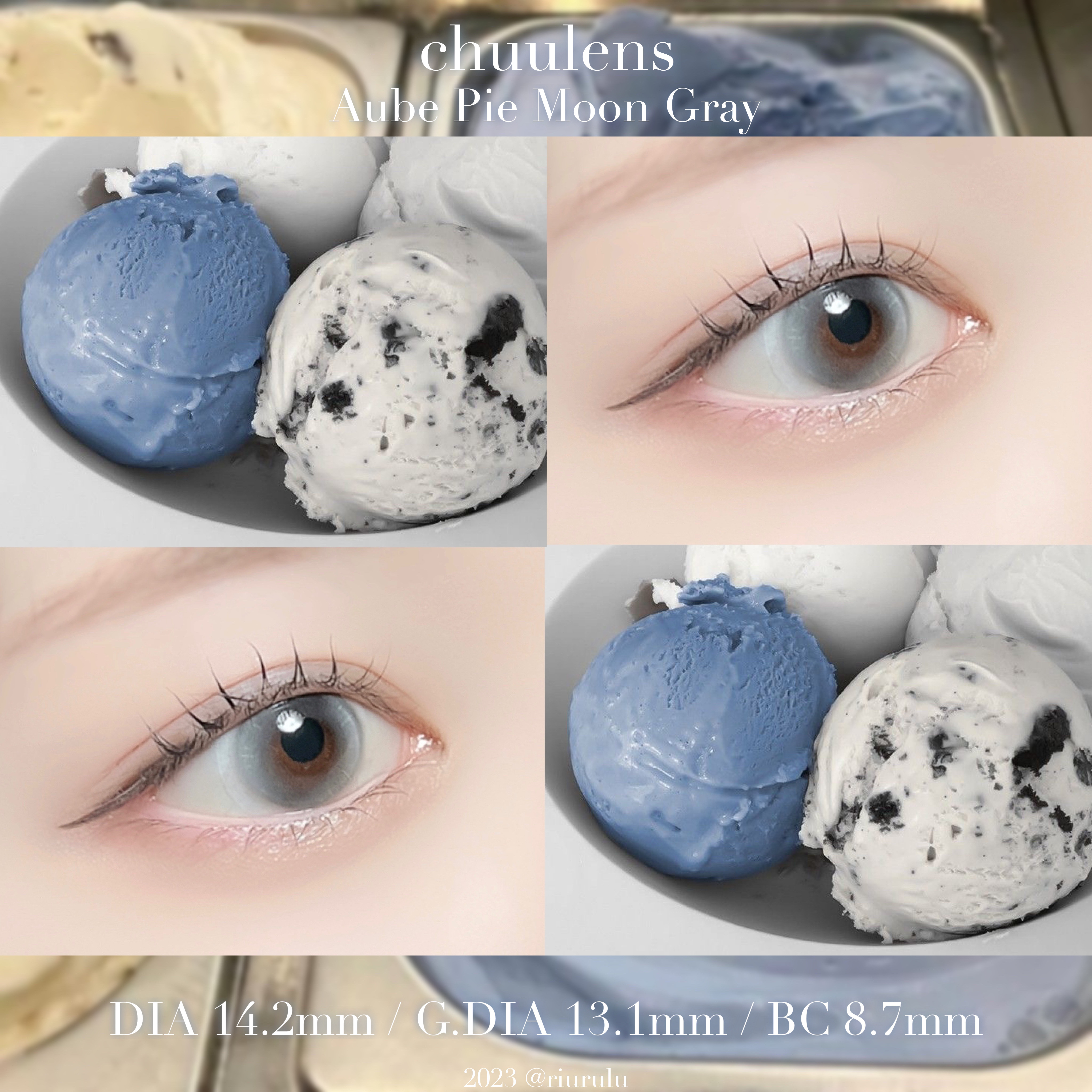 \ 幻想的なビー玉カラコン💎💎 /


(裸眼：普通サイズ 焦げ茶目)

つけた瞬間透明感がすごくて
「あ、好き♡」ってなったカラコン🤍˖⊹ ࣪

ガラッと雰囲気は変わるけど浮かずに
綺麗に発色してくれてハーフっぽいメイクから
韓国風