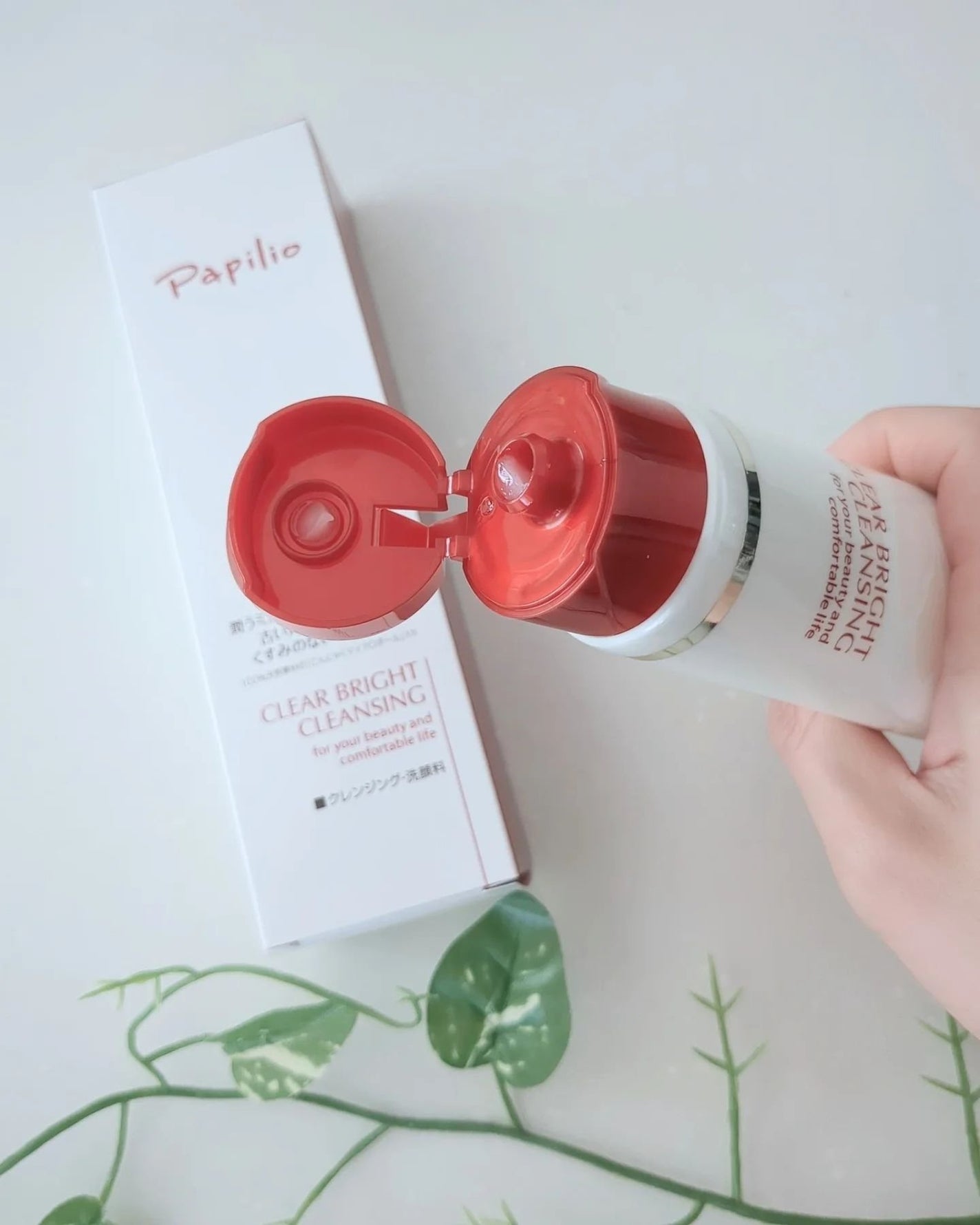 クリアブライトクレンジング/Papilio/ミルククレンジングを使ったクチコミ(2枚目)