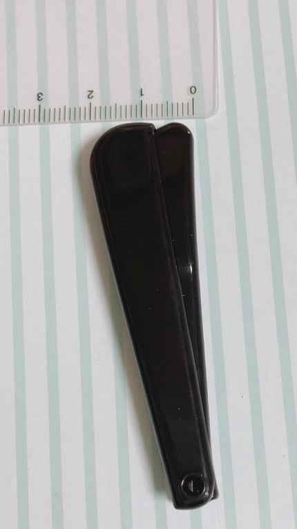 マスカラコーム(ステンレス製)/DAISO/その他化粧小物を使ったクチコミ(5枚目)