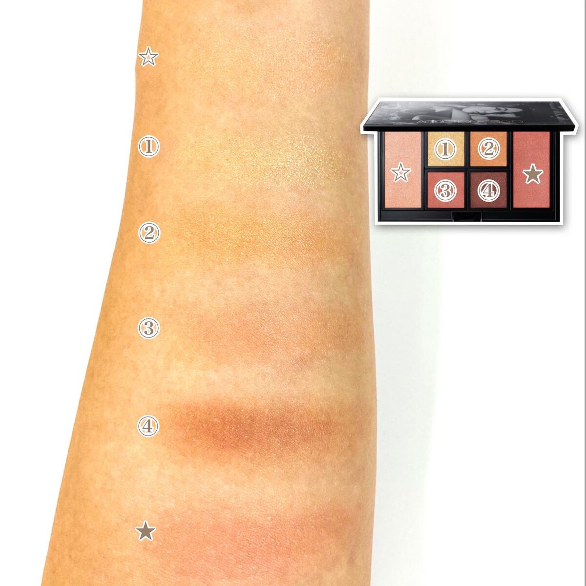 アイ & チーク コンパクトアディクション “ストーリー オブ ライフ”/ADDICTION/アイシャドウパレットを使ったクチコミ(2枚目)