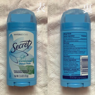 secret deodorant/secret/デオドラント・制汗剤を使ったクチコミ（2枚目）