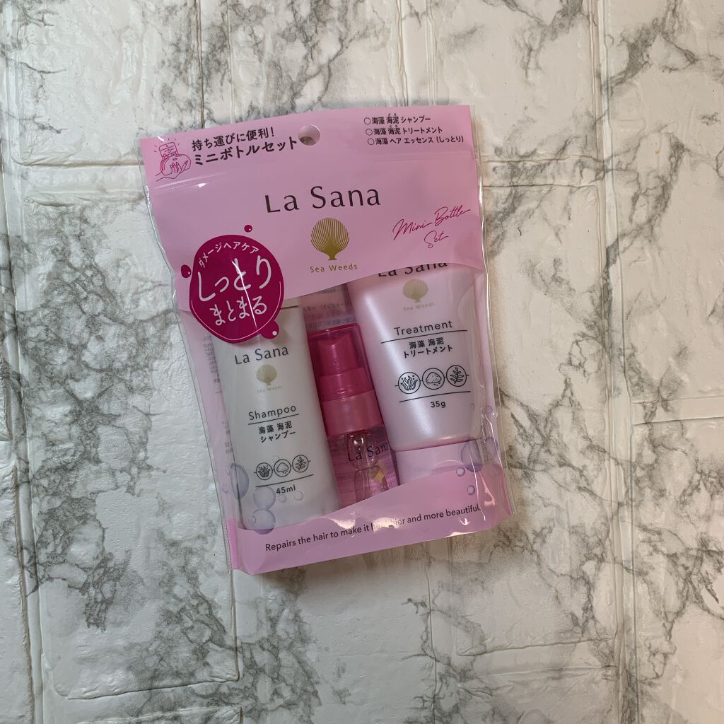 La Sana ダメージヘアに海の恵みをLサイズ　　　　2本セット soukai_4990742214161