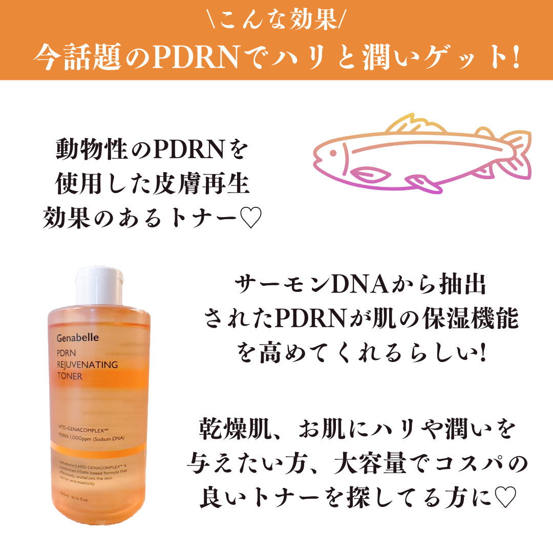 PDRNリジュビネイティングトナー/Genabelle/化粧水を使ったクチコミ(3枚目)