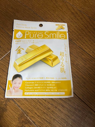 Pure Smile エッセンスマスク 金のクチコミ「Pure Smileエッセンスマスク 金


使って見ました。保湿効果もあってとてもよかったで.....」（1枚目）