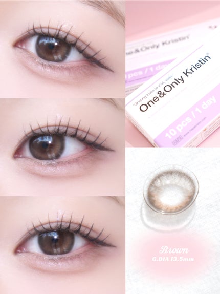 One&Only Kristin Plus/Hapa kristin/カラーコンタクトレンズを使ったクチコミ(2枚目)