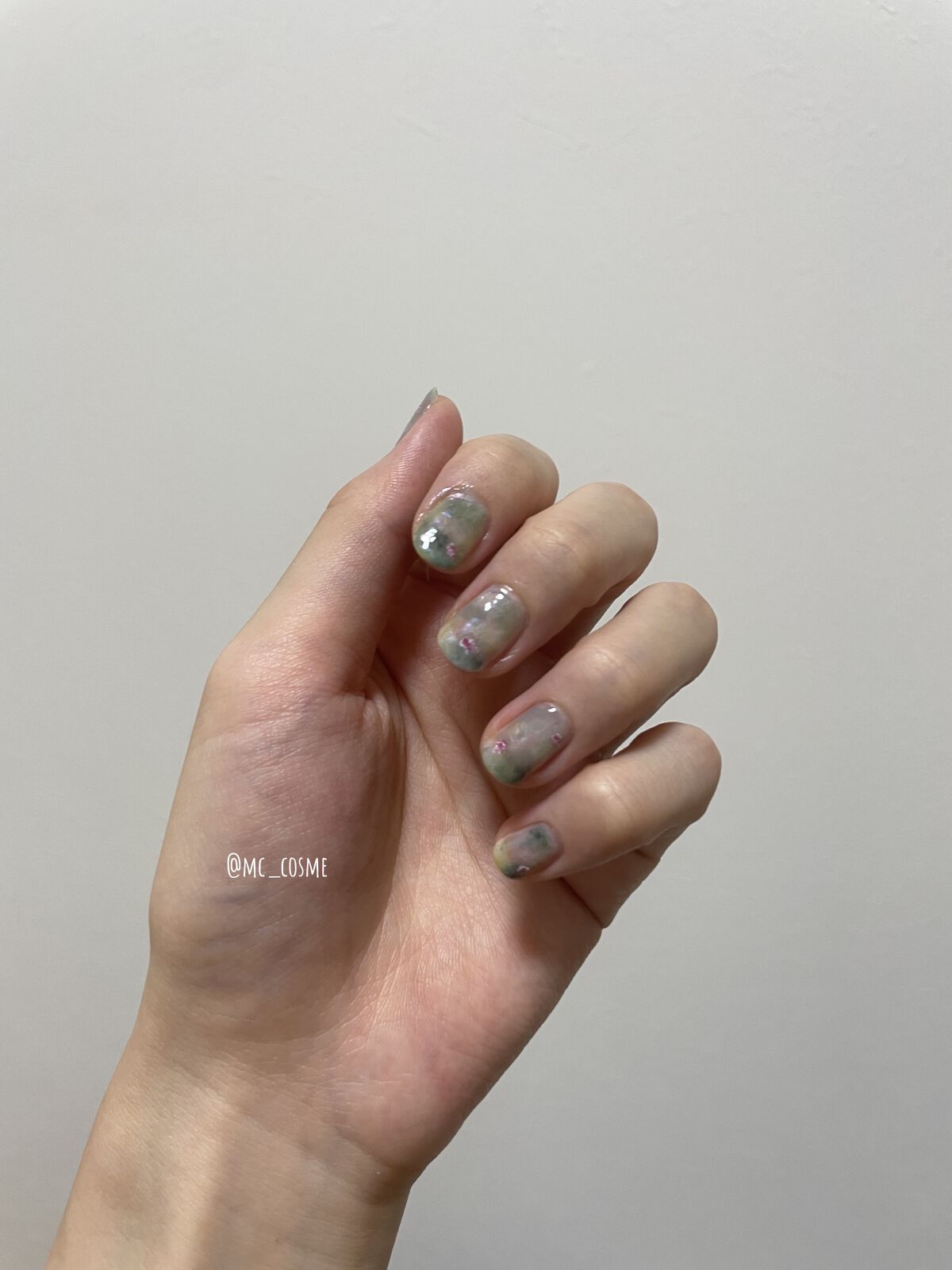 フレンドネイル(リニューアル品)	 2-13(33089)モーヴピンク/DAISO/マニキュアを使ったクチコミ（2枚目）