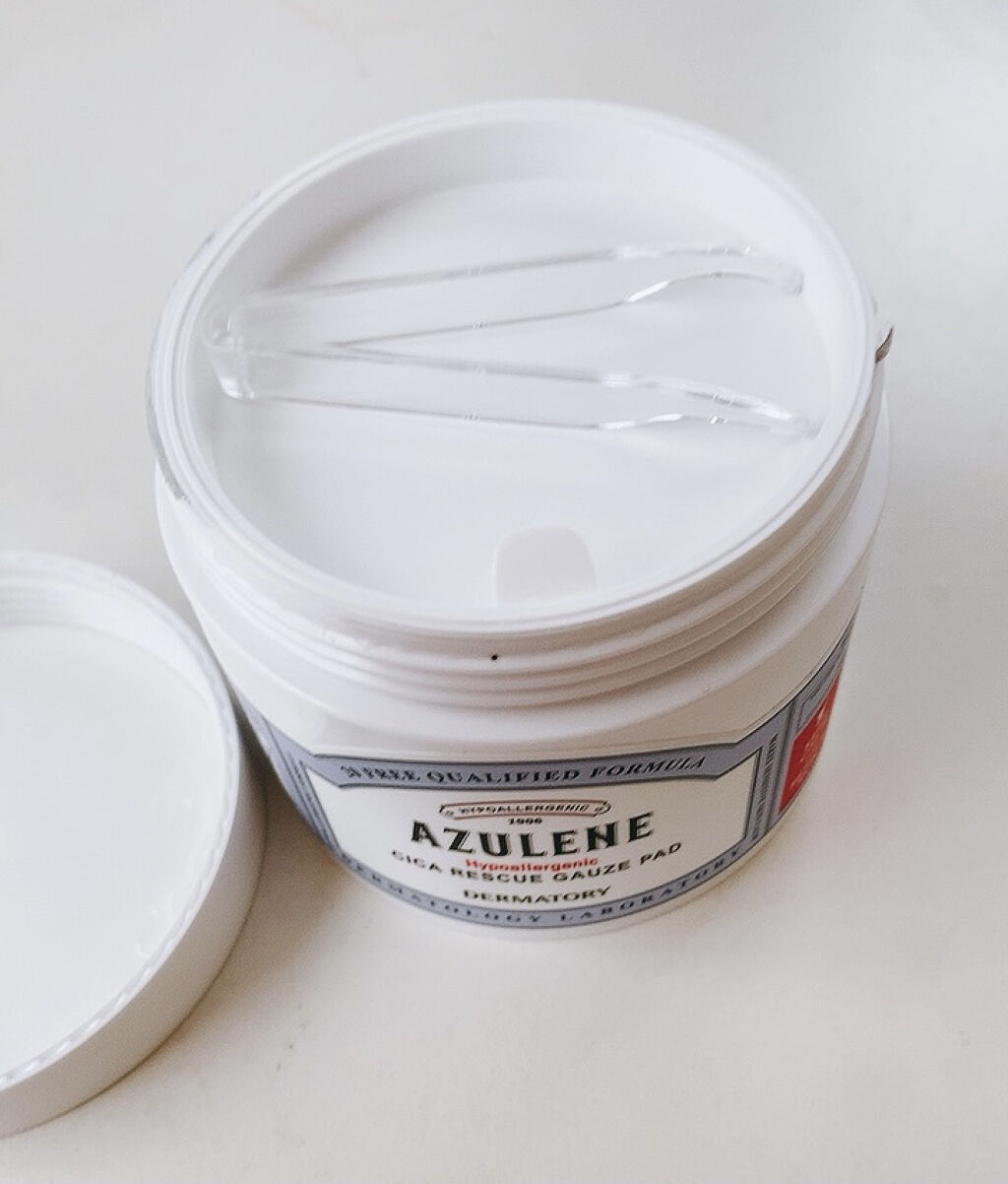 ハイポアレジェニック シカ レスキューガーゼパッド/Dermatory/シートマスク・パックを使ったクチコミ（2枚目）