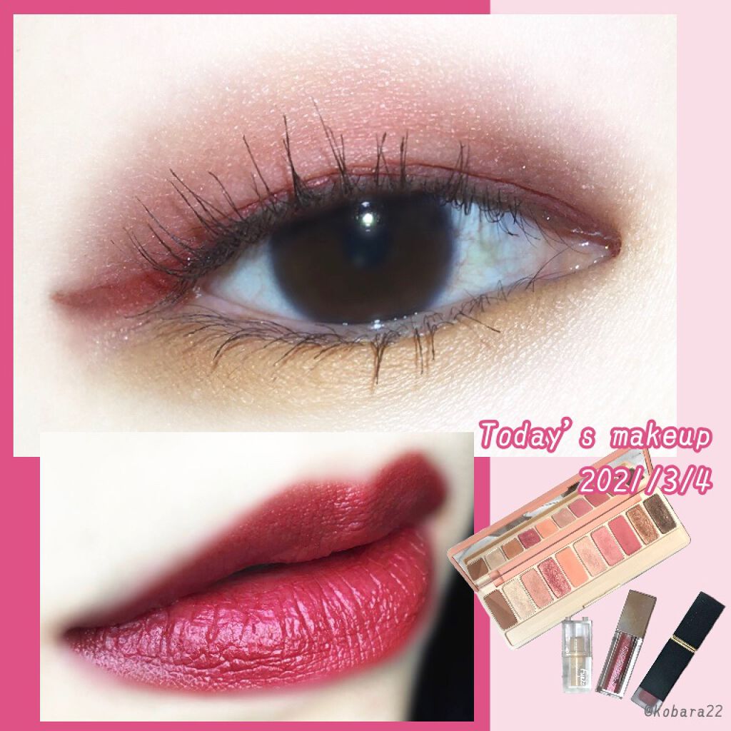 ミニエアリーディップパウダー 03 洗練BEIGE/Fujiko/単色アイシャドウを使ったクチコミ（1枚目）