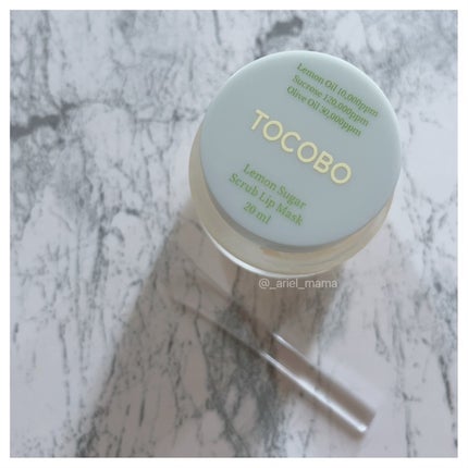 レモンシュガースクラブリップマスク/TOCOBO/リップスクラブを使ったクチコミ(1枚目)