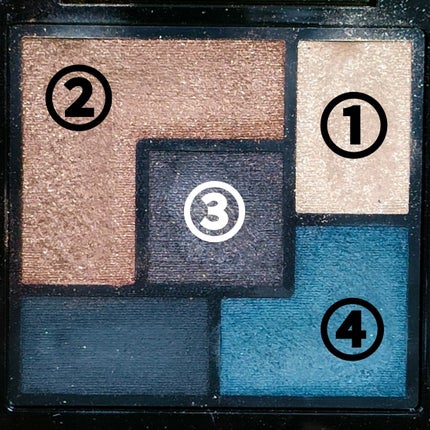 クチュール クルール パレット/YVES SAINT LAURENT BEAUTE/アイシャドウパレットを使ったクチコミ(4枚目)