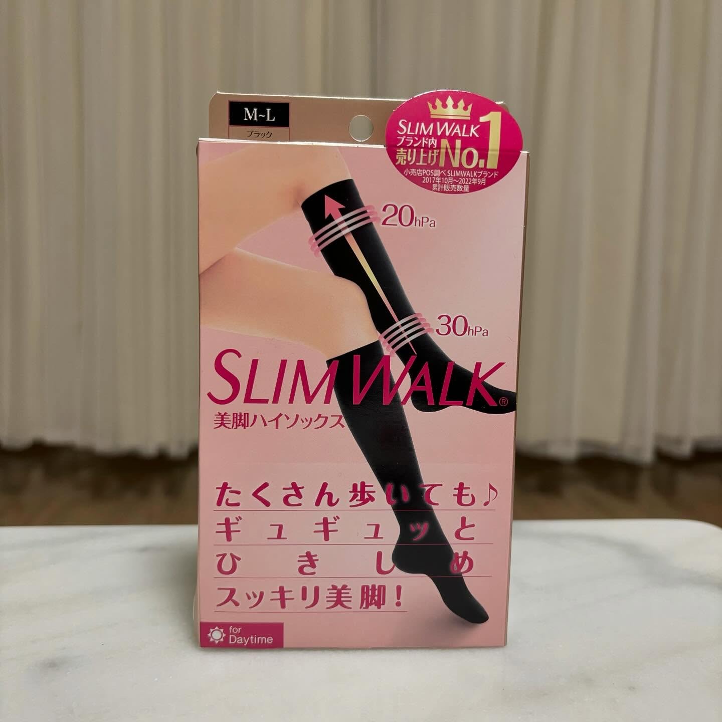 スリムウォーク 美脚ハイソックス/SLIMWALK/着圧ソックス・レギンスを使ったクチコミ（1枚目）
