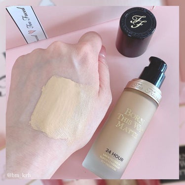 ボーン ディス ウェイ アンディテクタブル ミディアム／フルカバレッジ ファンデーション/Too Faced/リキッドファンデーションを使ったクチコミ（4枚目）