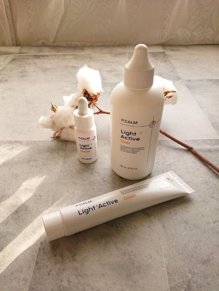 ライトアクティブクリーム/P.CALM/フェイスクリームを使ったクチコミ(2枚目)