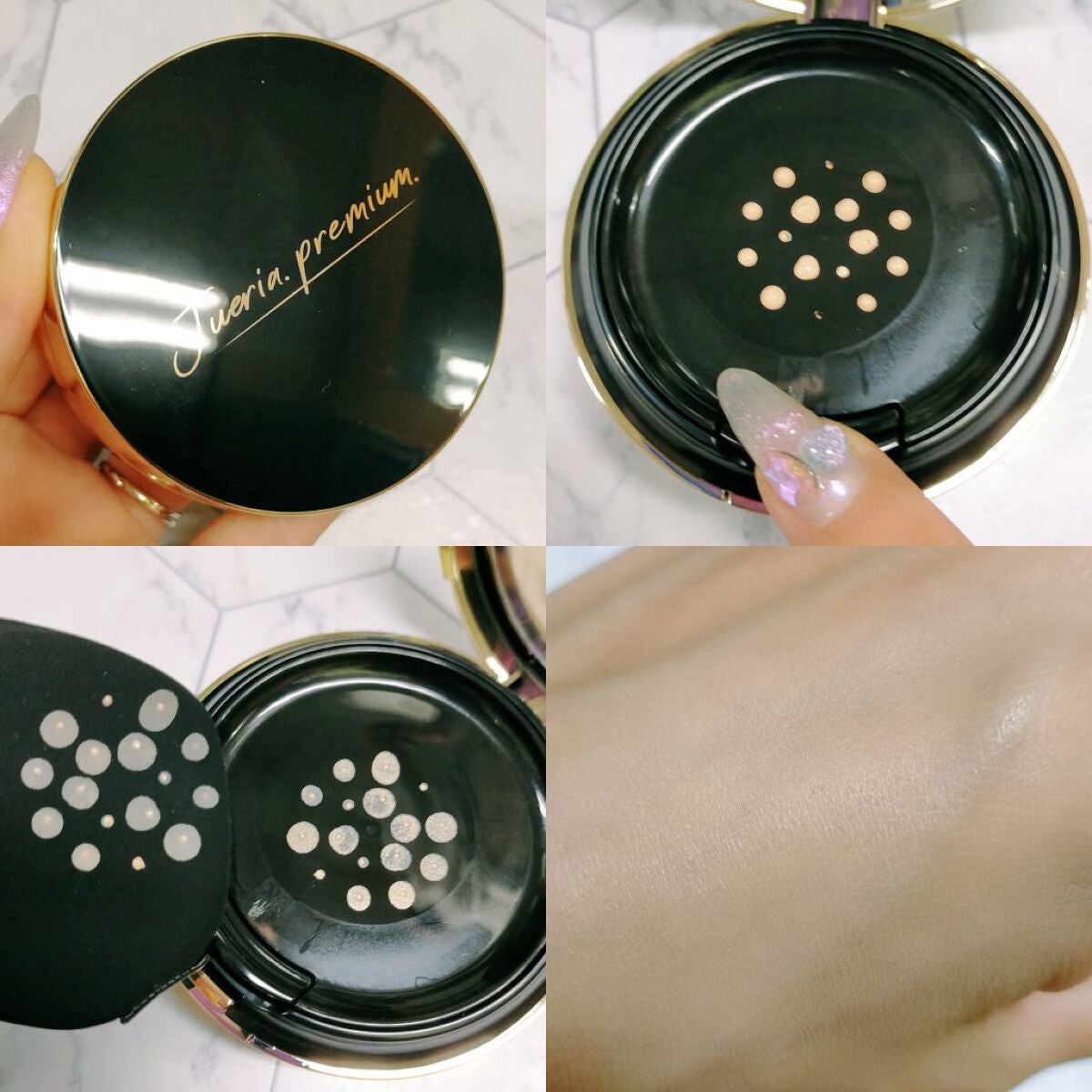 プレミアムニードルファンデーション/ジュエリアプレミアム/クッションファンデーションを使ったクチコミ(2枚目)
