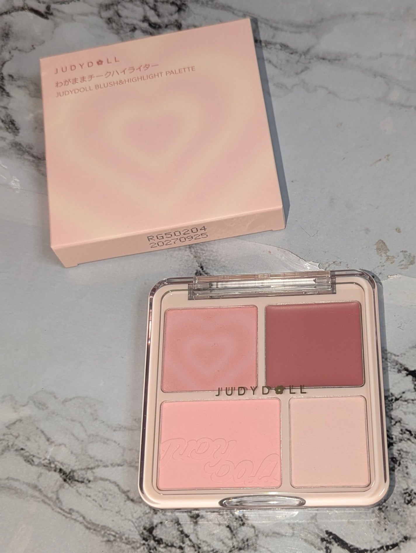 わがままチークハイライター/JUDYDOLL/パウダーチークを使ったクチコミ(2枚目)