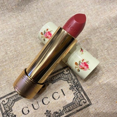 グッチ ルージュ ア レーヴル ヴォワル 221 キャンディス ローズ/GUCCI/口紅を使ったクチコミ（1枚目）