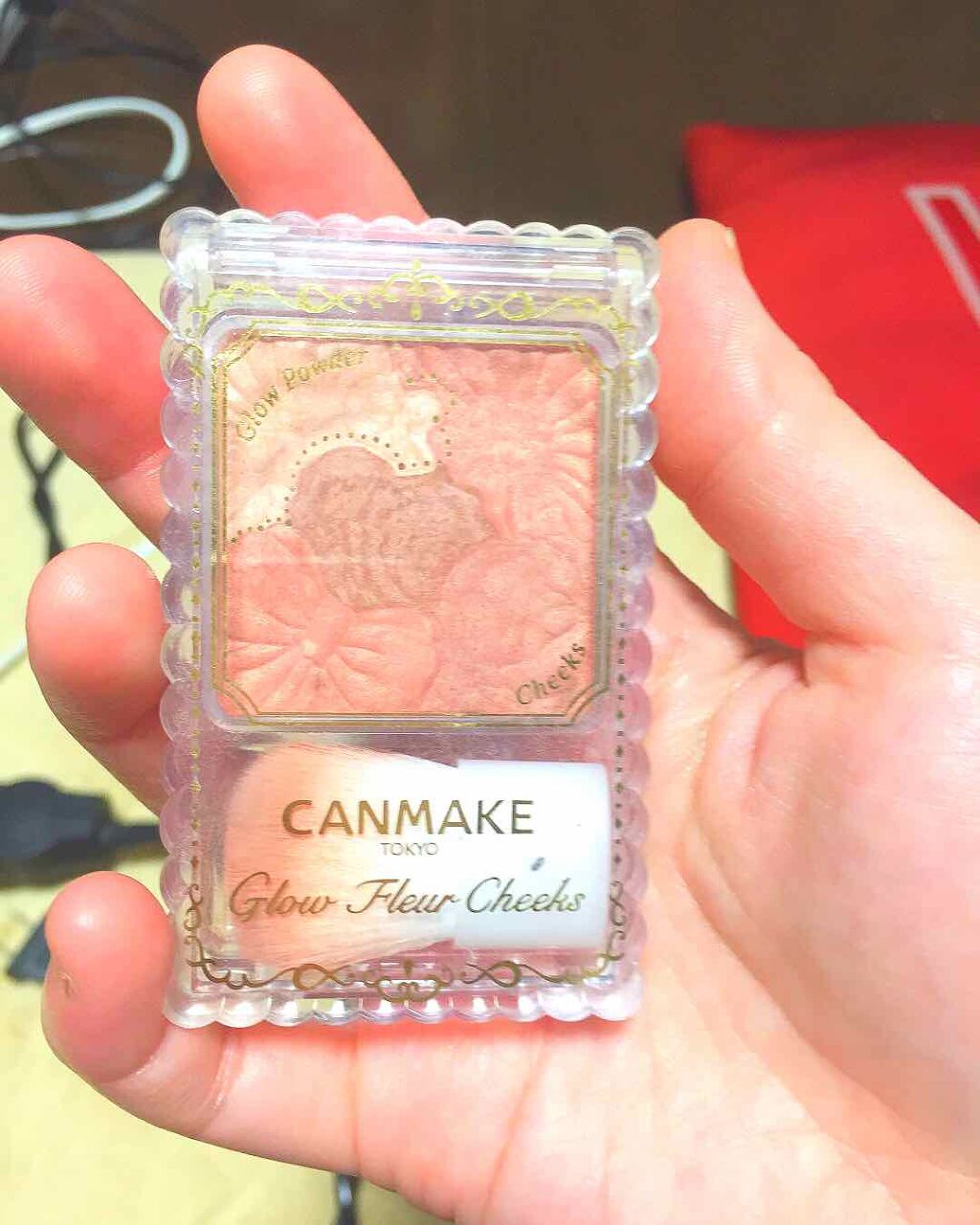 グロウフルールチークス/キャンメイク/パウダーチークを使ったクチコミ（1枚目）