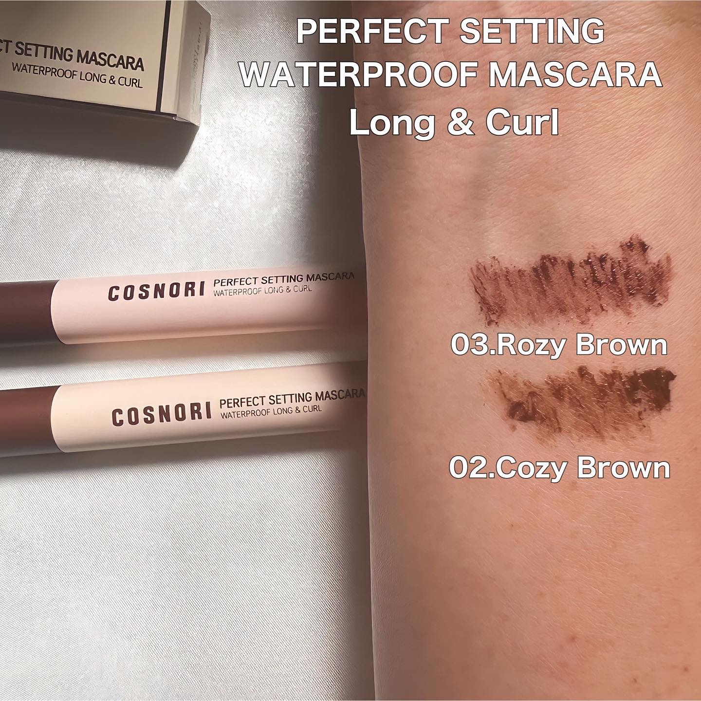 perfect setting mascara /COSNORI/マスカラを使ったクチコミ（2枚目）